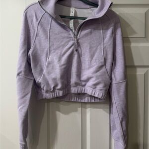 lululemon athletica Purple Half-Zip Sweatshirt